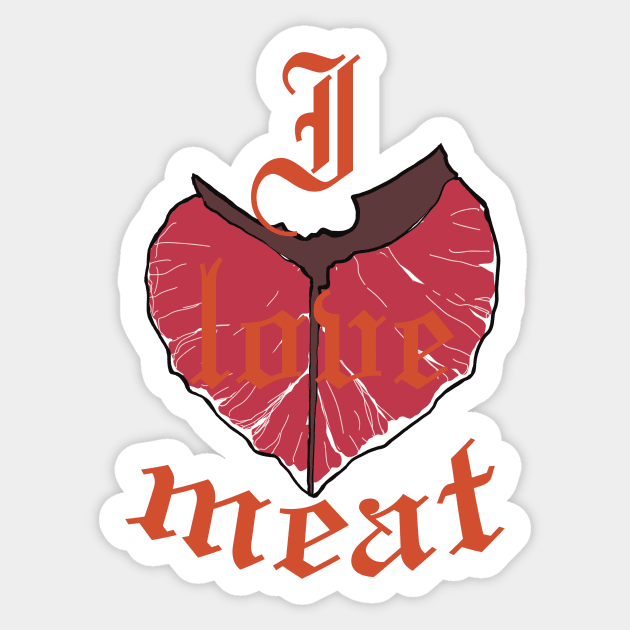 meat lover Sticker by Paskalamak